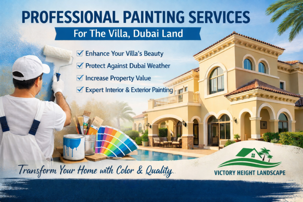 Professional painting services for your villa